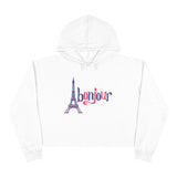 Bonjour Paris Crop Hoodie