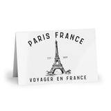 Paris Travel in France Notecards 10 Pack