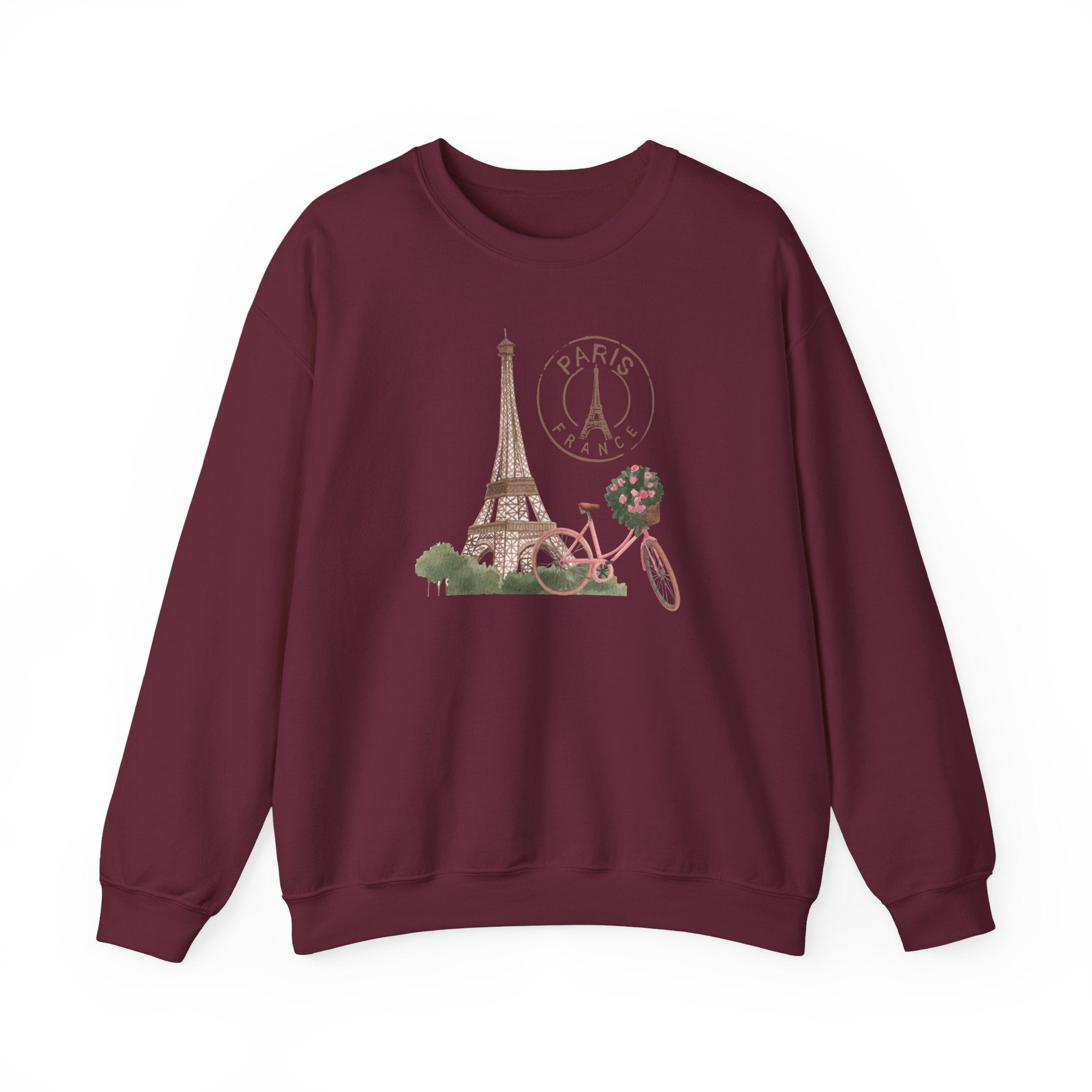 Paris France Romantic Crewneck Sweatshirt