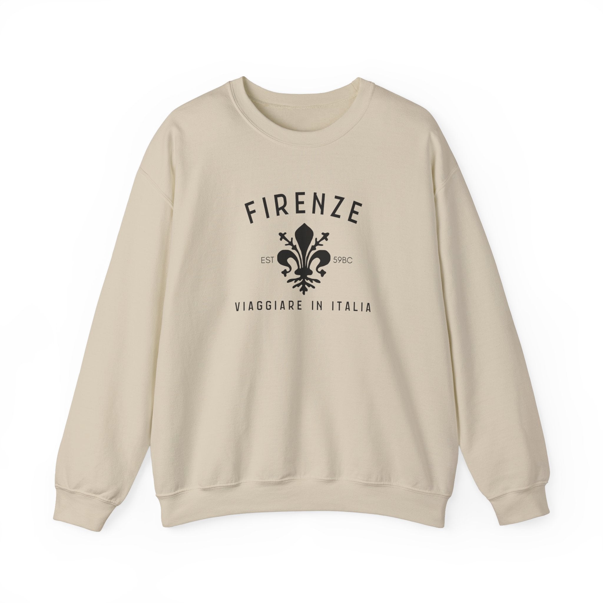 Florence Italy Sweatshirt, Firenze Italia, Italian European Vacation, Tuscan Travel Sweater, Italy Honeymoon, Minimalist Sweater, Plus Size