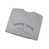 Madrid Spain Crewneck Sweatshirt