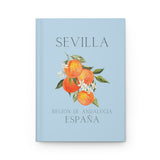 Seville Spain Oranges Journal, Blue