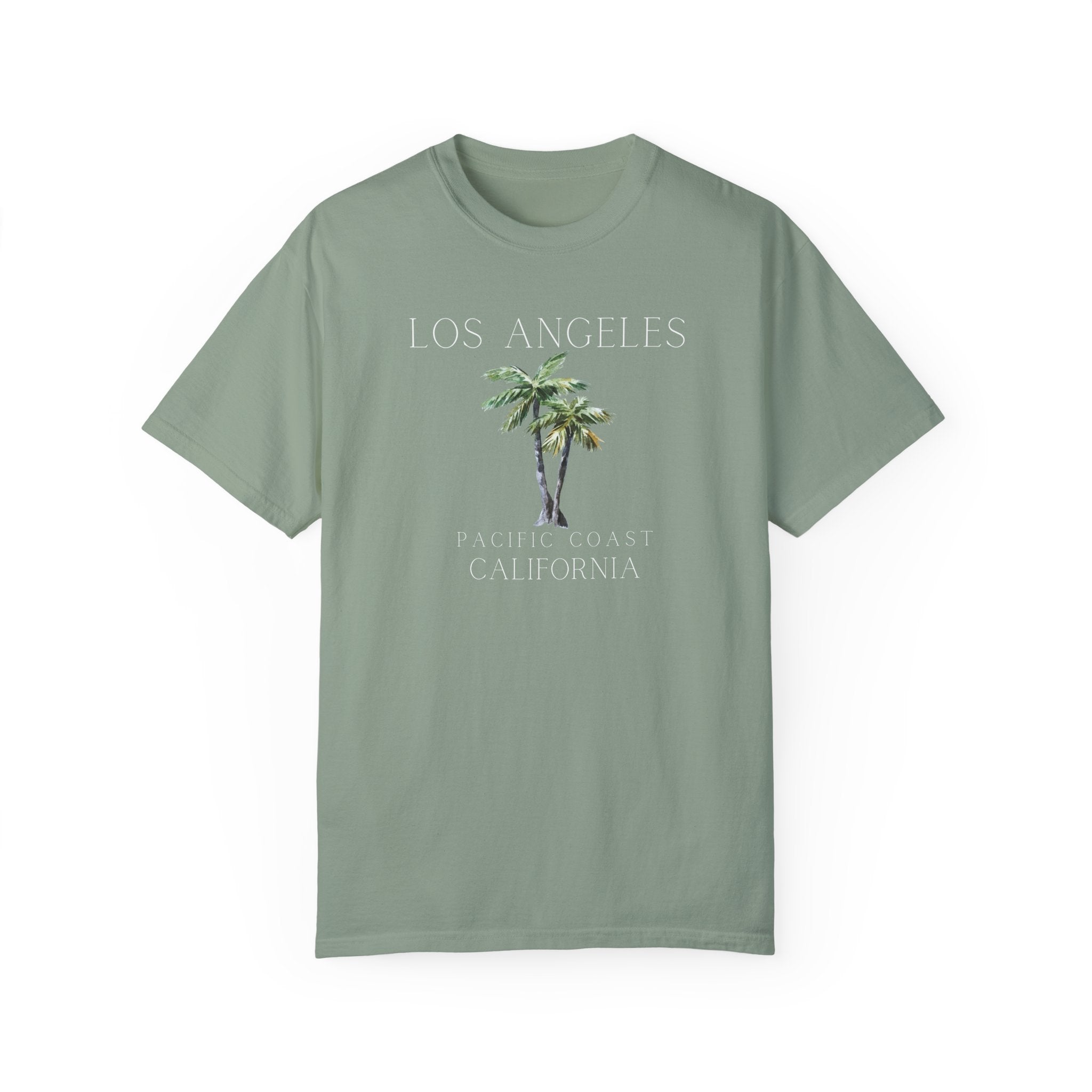 Los Angeles Pacific Coast California Palms Shirt, LA California, California Trendy Cute Aesthetic T-Shirt, Oversized Comfort Colors Tee