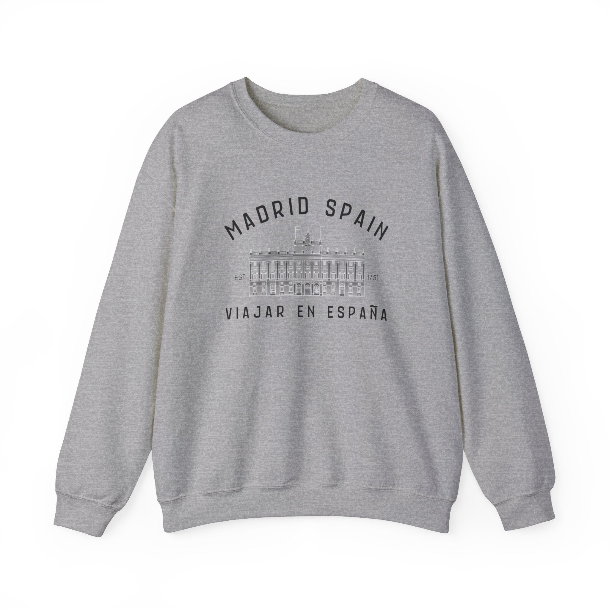 Madrid Spain Crewneck Sweatshirt