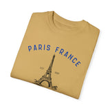 Paris Travel in France Unisex Garment-Dyed Oversized T-shirt