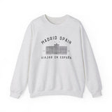 Madrid Spain Crewneck Sweatshirt