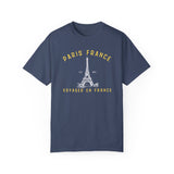 Paris Travel in France Unisex Garment-Dyed Oversized T-shirt