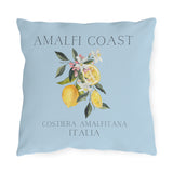 Amalfi Coast Lemons Outdoor Patio Pillow