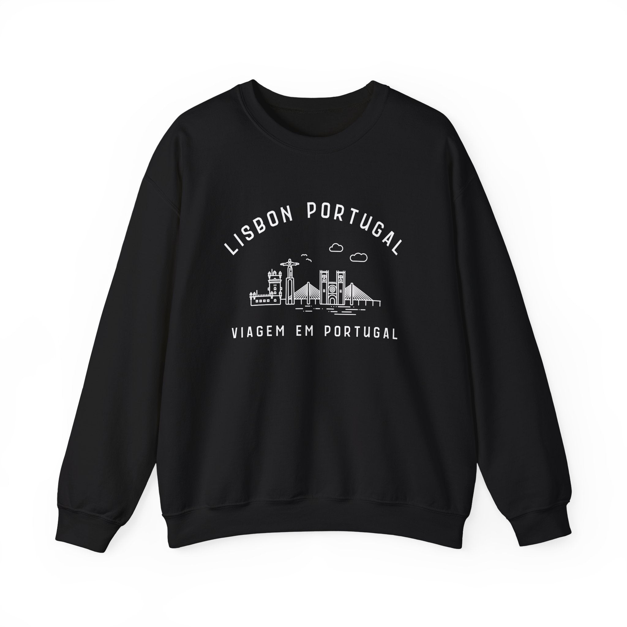 Lisbon Portugal Crewneck Sweatshirt, Travel To Portugal, Portuguese Travel, Travel Shirt, Aesthetic Sweater, Wedding Honeymoon