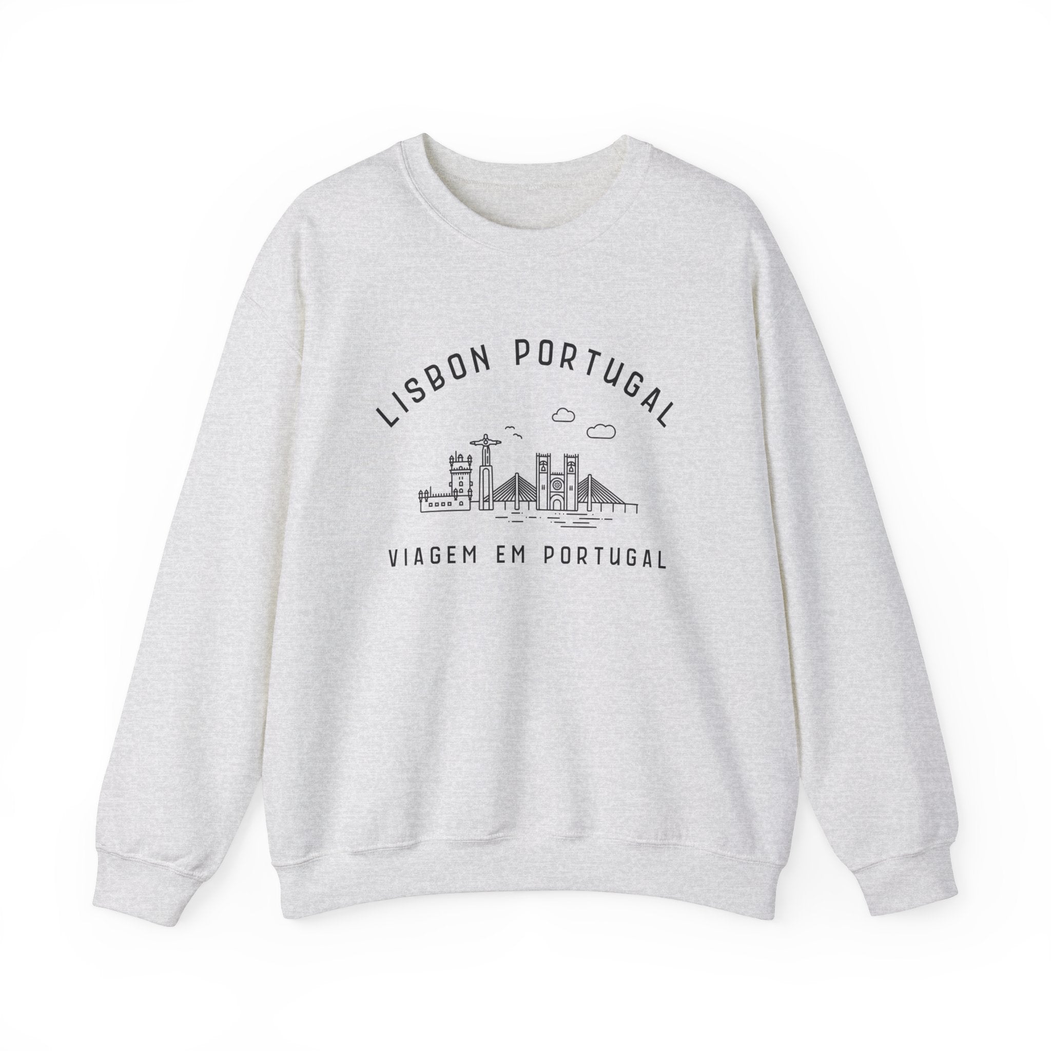 Lisbon Portugal Crewneck Sweatshirt, Travel To Portugal, Portuguese Travel, Travel Shirt, Aesthetic Sweater, Wedding Honeymoon