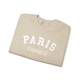 Paris France Varsity Sweatshirt