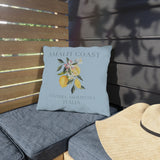 Amalfi Coast Lemons Outdoor Patio Pillow