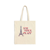 S'il Vous Plait French Phrases Tote Bag