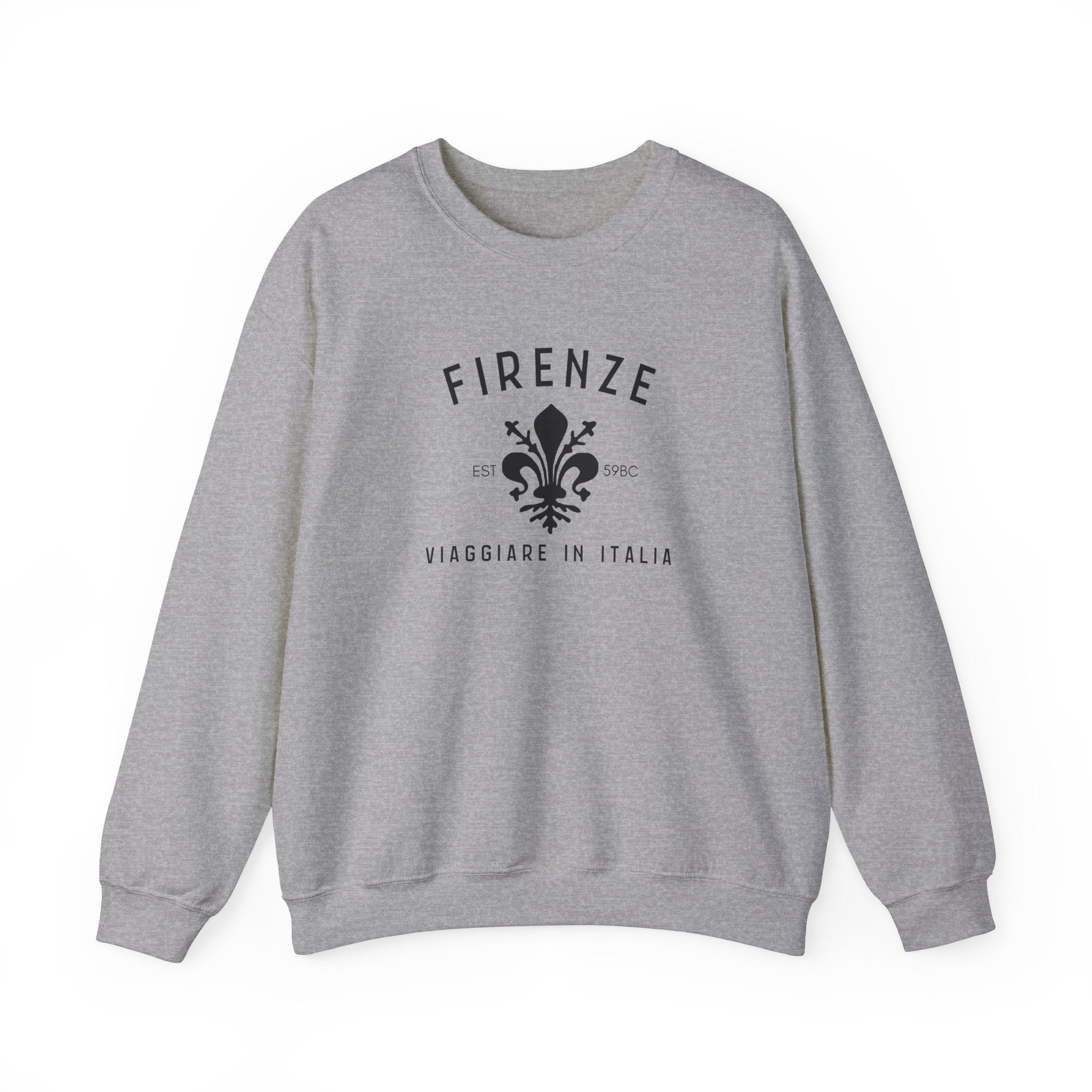 Florence Italy Sweatshirt, Firenze Italia, Italian European Vacation, Tuscan Travel Sweater, Italy Honeymoon, Minimalist Sweater, Plus Size