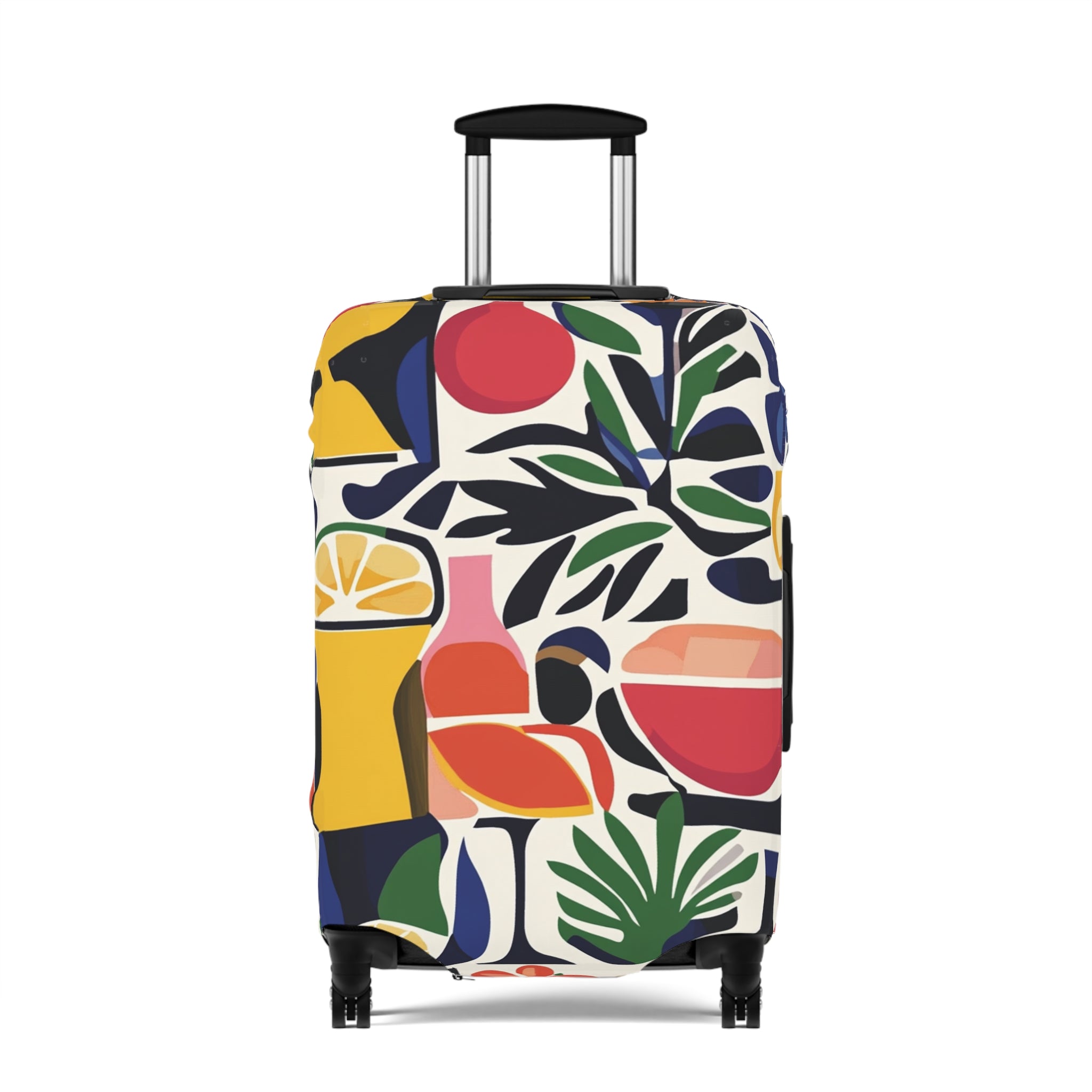 Modern Mediterranean Abstract Art Luggage Cover