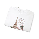 Paris France Romantic Crewneck Sweatshirt