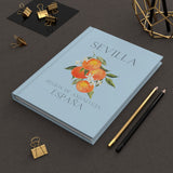 Seville Spain Oranges Journal, Blue