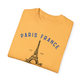 Paris Travel in France Unisex Garment-Dyed Oversized T-shirt