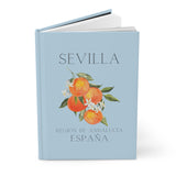 Seville Spain Oranges Journal, Blue