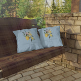 Amalfi Coast Lemons Outdoor Patio Pillow