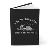 Lisbon Portugal Hardcover Journal