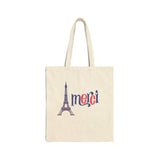 Merci French Phrases Tote Bag