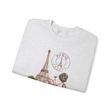 Paris France Romantic Crewneck Sweatshirt