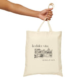 La Dolce Vita Tote Bag, Rome Italy, Italian European Vacation, Travel Souvenir, Aesthetic Minimalist, Italian Destination Wedding Gift Bag