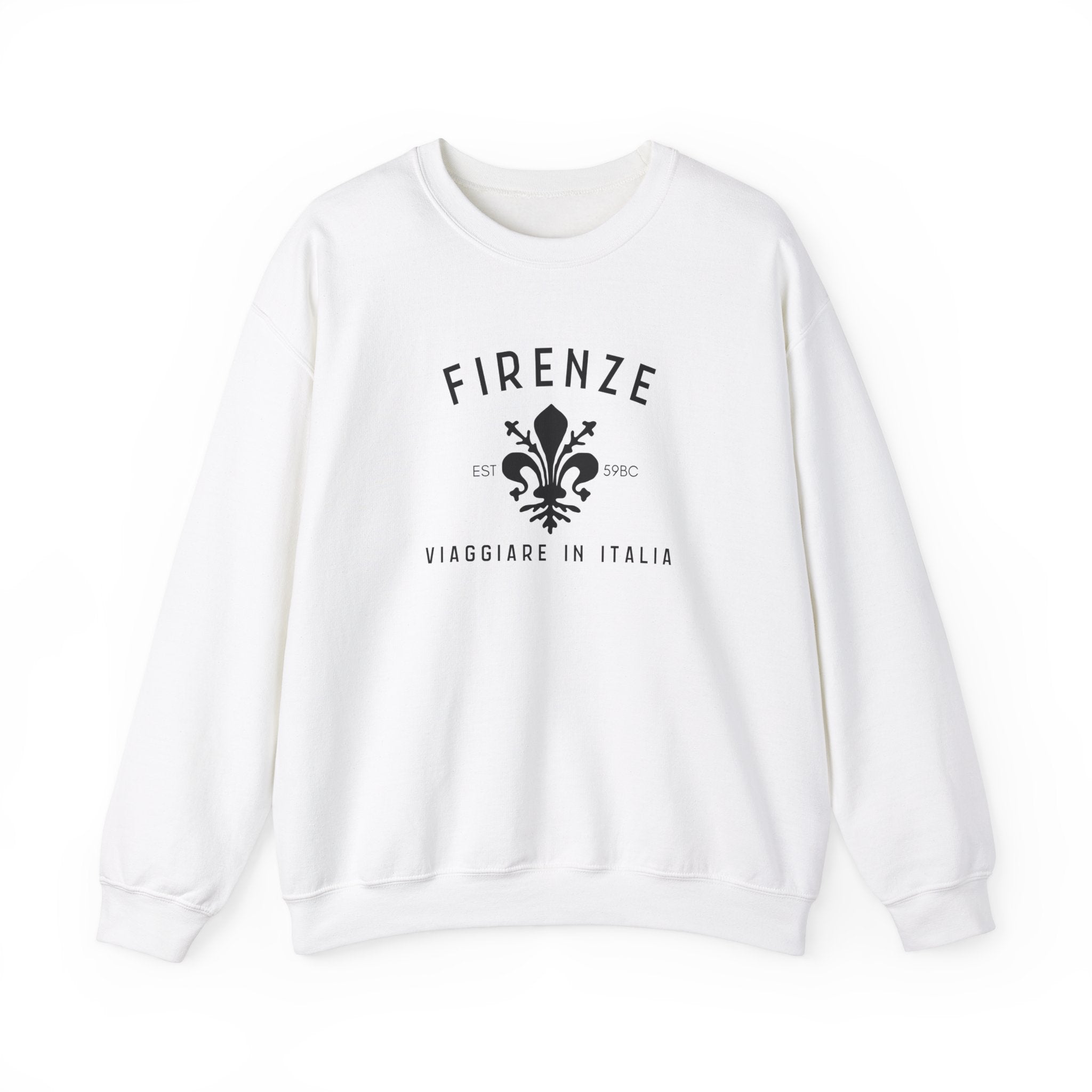 Florence Italy Sweatshirt, Firenze Italia, Italian European Vacation, Tuscan Travel Sweater, Italy Honeymoon, Minimalist Sweater, Plus Size