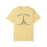 Paris Travel in France Unisex Garment-Dyed Oversized T-shirt